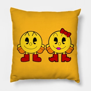 Pacman Couple Pillow