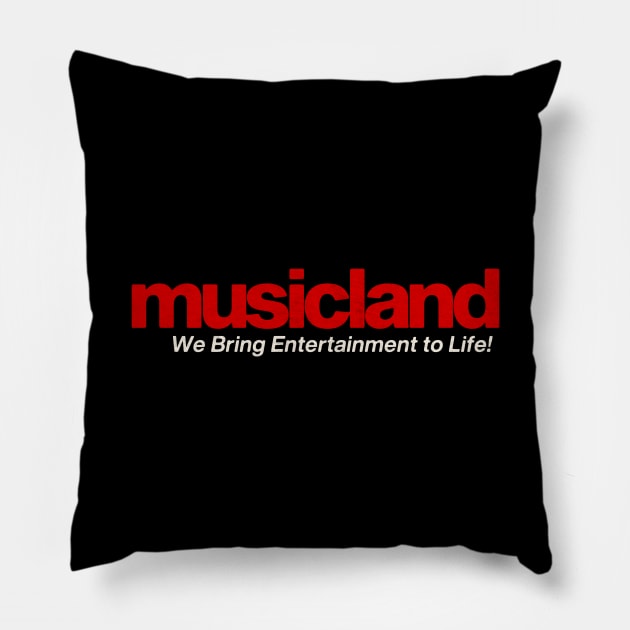 Musicland Pillow by Turboglyde