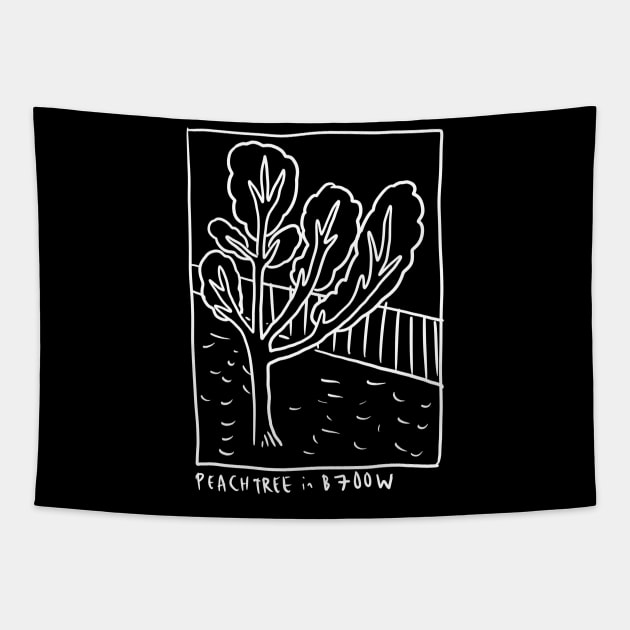 Peach Tree Deux Tapestry by MagnumOpus