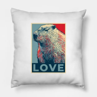 Capybara Love Pillow
