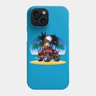 Cartoon jeep Phone Case