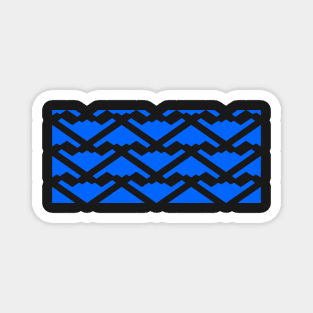 Northrop Grumman B-2 Spirit - Blue & Black Pattern Design Magnet