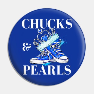 Chucks and Pearls Pin