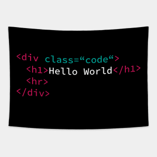 Hello World IT HTML Coder Software Engineer App Developer Tapestry