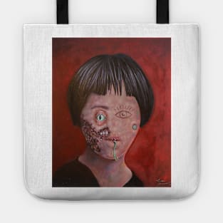 Super Mutant Wet Dream Lizard people extreme blood bath fun house Tote