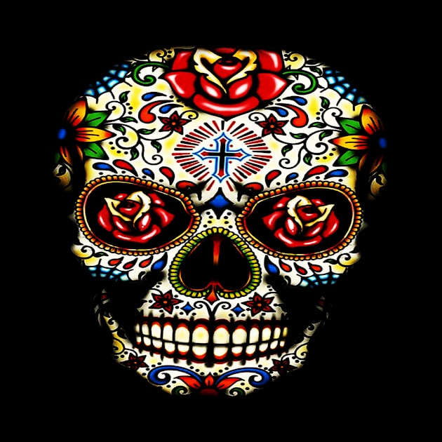 Sugar Skull Off Shoulder by dotanstav