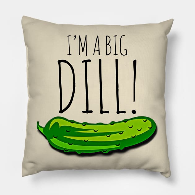 Big Dill Pillow by JasonLloyd