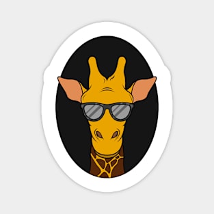 Girafffe with Sunglasses Magnet