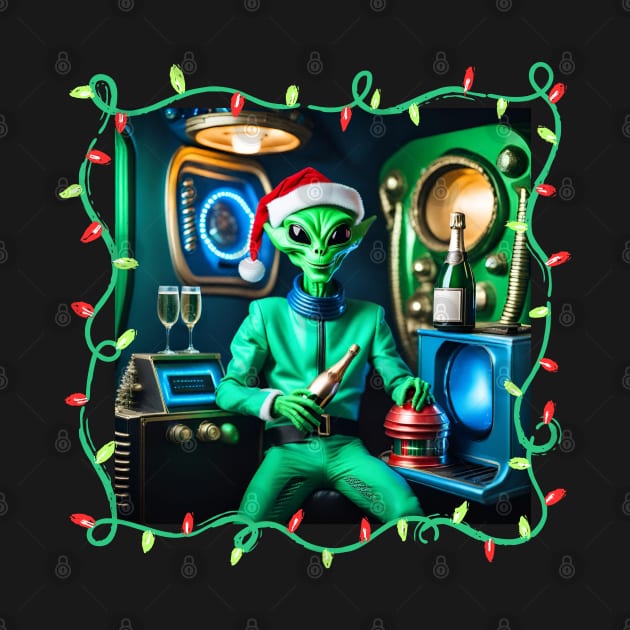 Alien Santa claus by Studio468