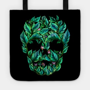 Deadly nightshade skull Tote