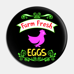 Farm fresh eggs Pin