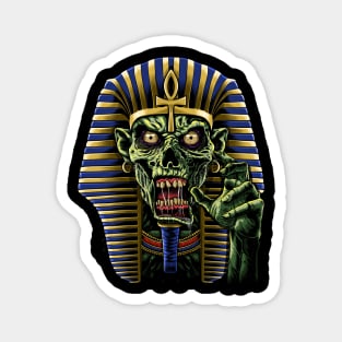 Zombie Egyptian Pharaoh Mummy Magnet