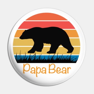 Papa Bear Dad Shirt Mens Shirt, New Dad Pin