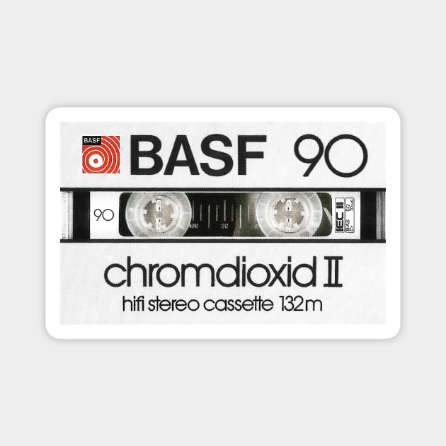 BASF 90 Chromdioxid II Magnet by MalcolmDesigns