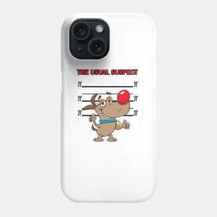 The Usual Suspect Dog Phone Case