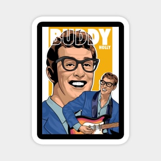 Buddy Holly Magnet