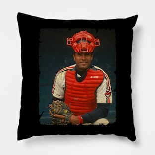 Sandy Alomar Jr. in Cleveland Guardians Pillow