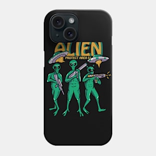 Alien Protect Area 51 Phone Case