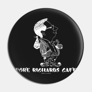 Pore Richards White Logo Pin