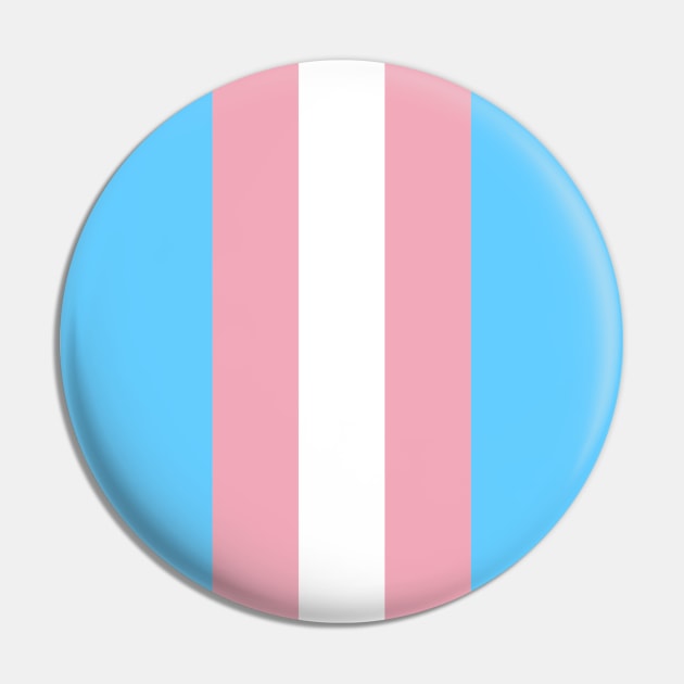 Proud Trans Transexual Pride Flag (Proud LGBTQ+ Community Pride Flag) Pin by Teeworthy Designs