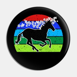 Nice Horse Forever Funny Horse Vintage Pin