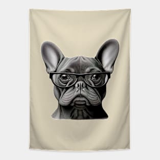 Funny French Bulldog Papa Tapestry