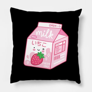 Cute Strawberry Milk Pillow