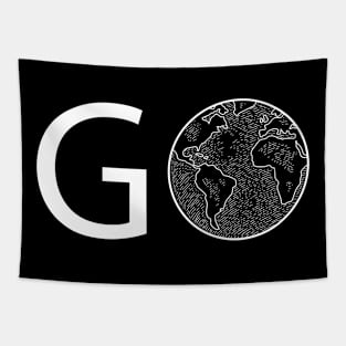 Travel World Map Go Traveller Tapestry