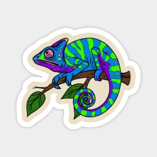 Cool Chameleon Magnet