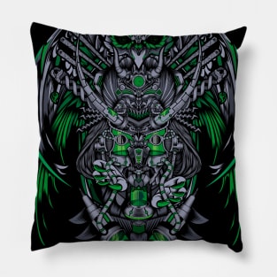 owl mecha Pillow