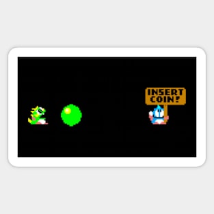 Sticky fun bubble bobble rom jogos de arcade anime carro adesivo