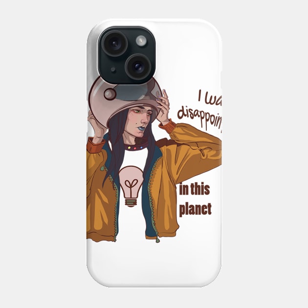 astronaut girl Phone Case by EnRiel