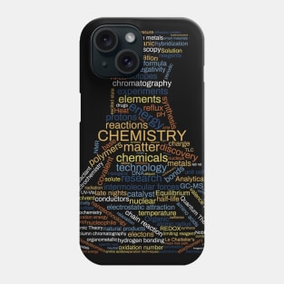 Chemistry Word Cloud Art Phone Case