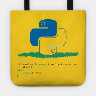 Don't tread on Python Tote