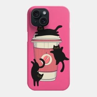 CAT-FFEINE Phone Case