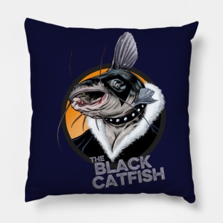 The Black Catfish Pillow