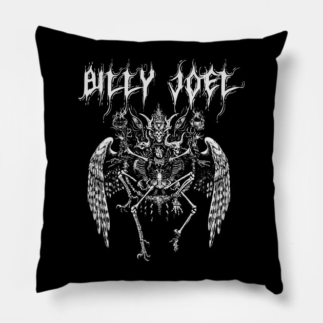 billy joel || darknes Pillow by low spirit