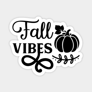 Fall Vibes Simple Lettering Magnet