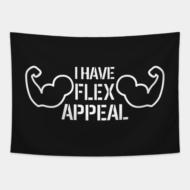 Flex Appeal Gym Gains Fitness Motivation Tapestry by 4U2NV-LDN