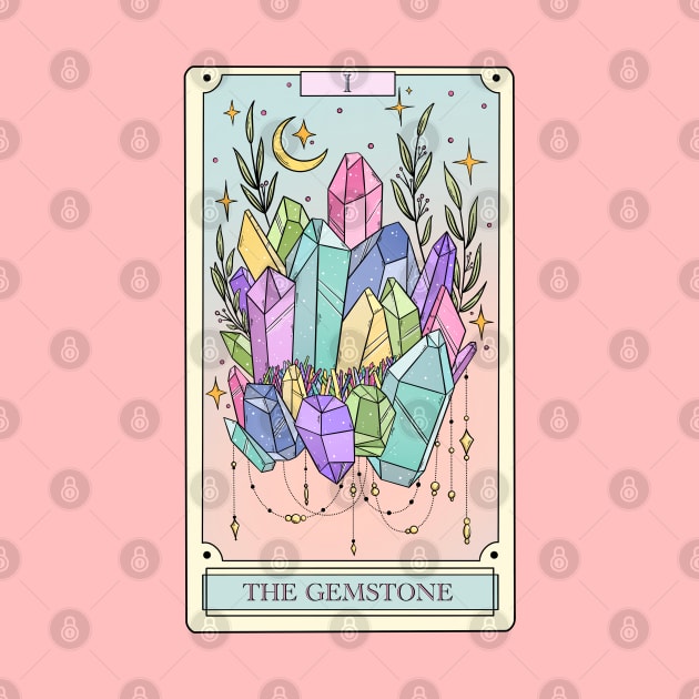 The Gemstone Card - Color Version by Nightly Crafter