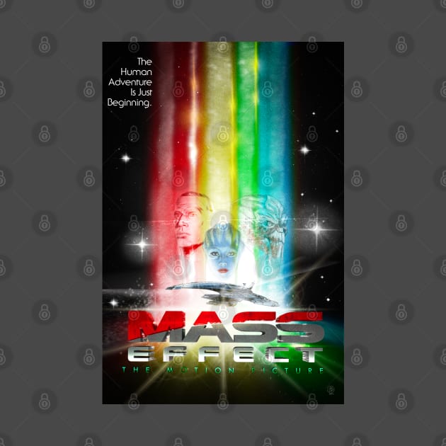 MASS EFFECT The Motion Picture Poster (Bob Peak Style) by CrazyPencilComics