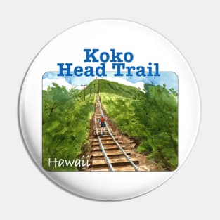 Koko Head Crater Trail, Hawaii Pin