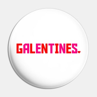 Galentines Galentine's Day Valentine's Day Heart Love Friends Friendship Gal Pals Girls Pin