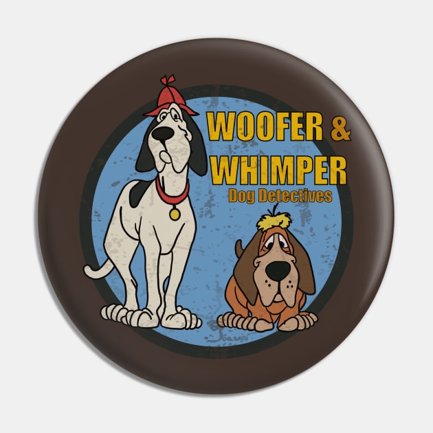 Detective shop dog cartoon