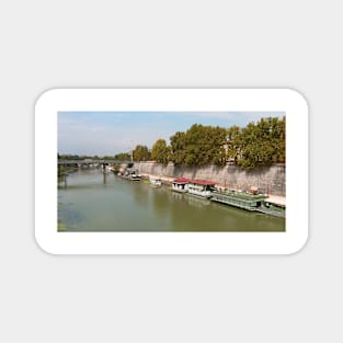 Houseboats on the Tiber Magnet