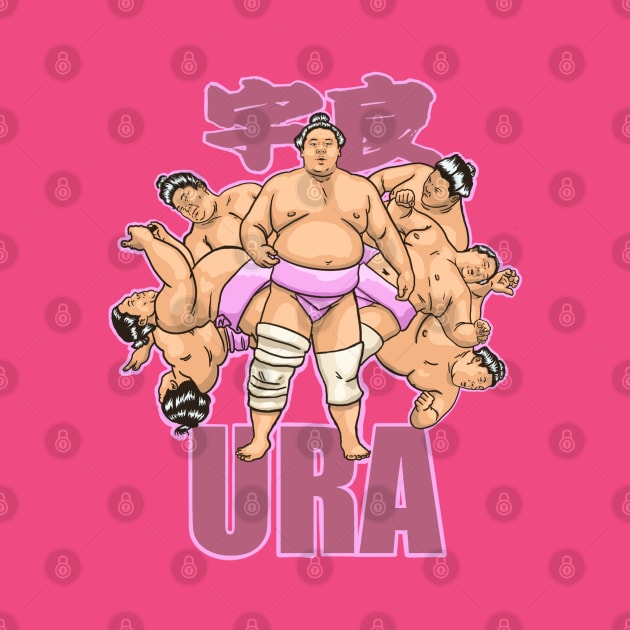 Japanese sumo wrestler Ura by FilthyTBear 