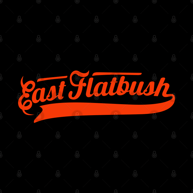 New York Brooklyn - East Flatbush Brooklyn Schriftzug - East Flatbush Logo by Boogosh