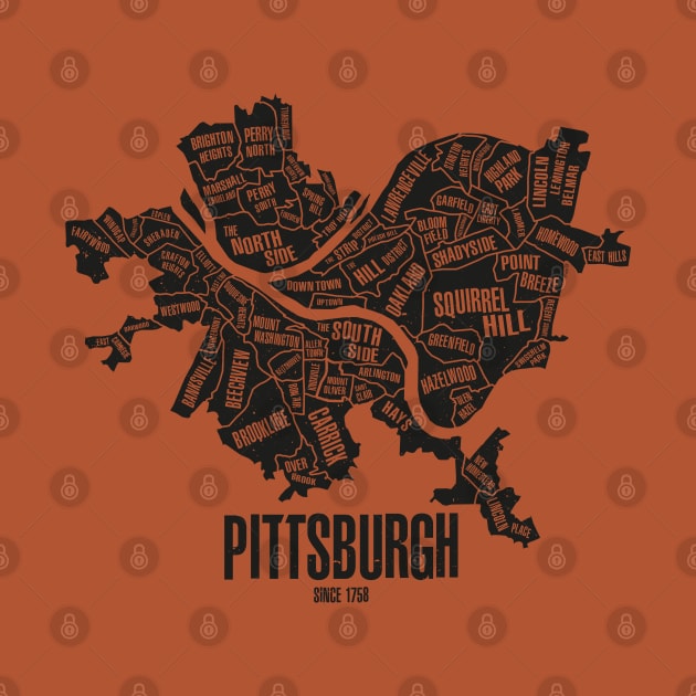 Pittsburgh Neighborhoods by ObiPatricKenobi