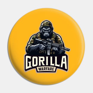 Gorilla Warfare Pin