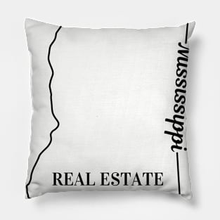 Mississippi Real Estate Pillow